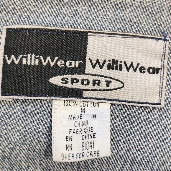 VINTAGE  90s oversized jean jacket - Picture 4 of 6